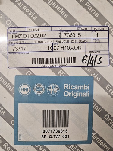 Serie guarnizioni motore 2 - serie, 1.2